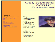 Tablet Screenshot of gayhybertsen.com